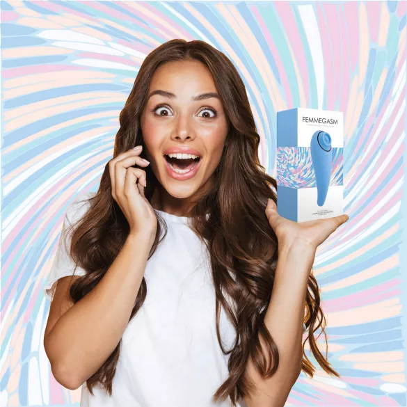 FEELZTOYS - вибратор за клитор 2в1 презареждаем - син