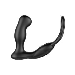   Nexus Revo - вибратор за простатата с дистанционно управление и въртящ се пръстен (черен)