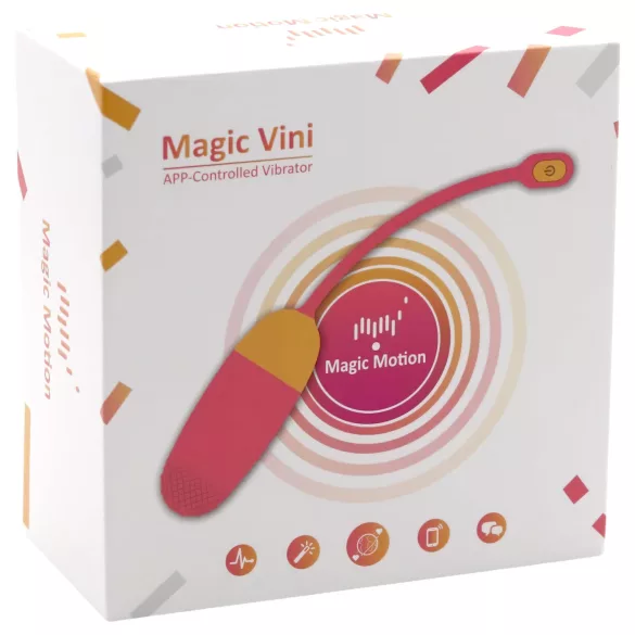 Magic Motion Vini - вибриращо яйце с акумулатор - смарт - оранжево