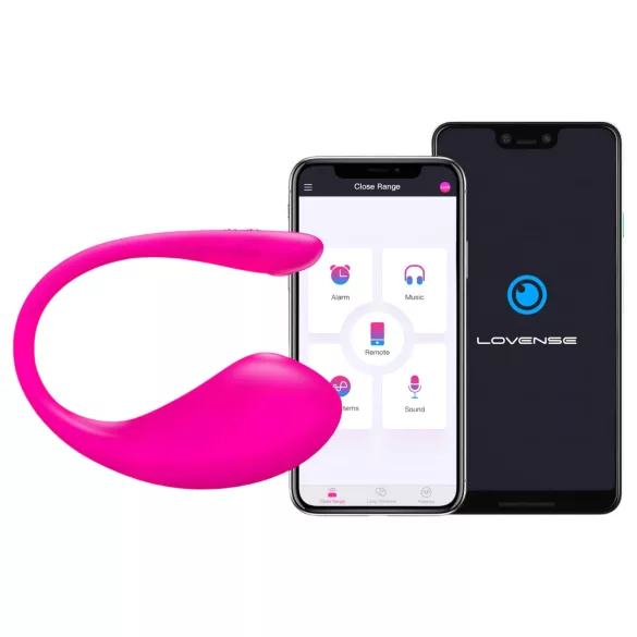 LOVENSE Lush 3 - вибро яйце с bluetooth управление - розово