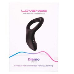   LOVENSE Diamo - интелигентен вибриращ пенис пръстен (черен)