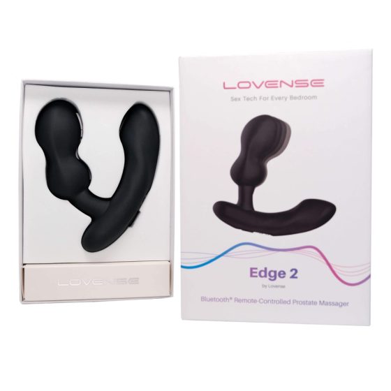 LOVENSE Edge 2 - интелигентен вибратор за простатата (черен)