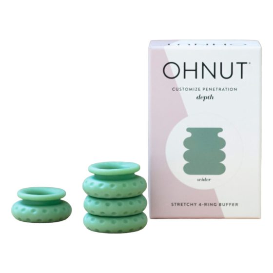 Ohnut - пръстени за контрол на проникването - 4 броя (зелени)
