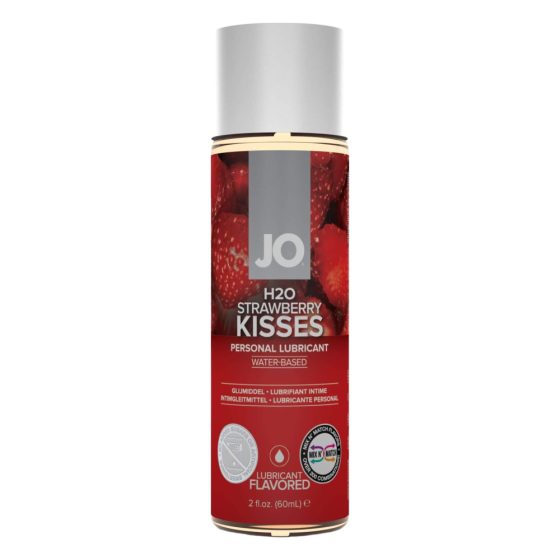 / JO H2O Strawberry Kiss - лубрикант на водна основа (60 мл)