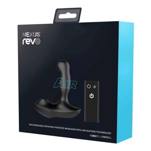 Nexus Revo Air - вибратор за простата с ротация - черен