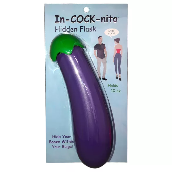 In-cock-nito - бутилка за вода с форма на пенис - лилава