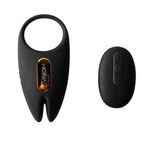 Svakom Winni 2 - интелигентен радио вибриращ пенис пръстен (черен)