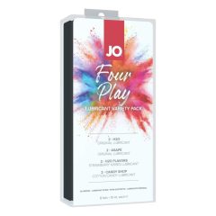   System JO Four Play - игрива опаковка за открития (8x10 ml)
