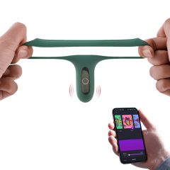   Magic Motion Rise - интелигентен вибриращ пенис пръстен с батерия (зелен)