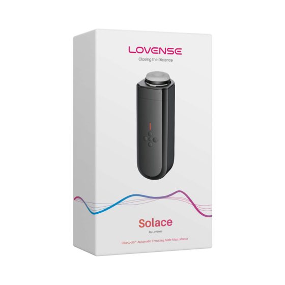 LOVENSE Solace - интелигентен мастурбатор за движение нагоре и надолу (черен)