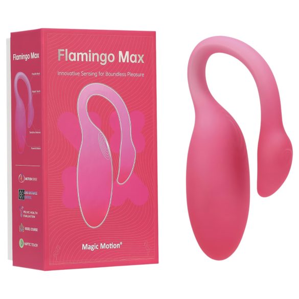 Magic Motion Flamingo Max - интелигентно вибро яйце (розово)