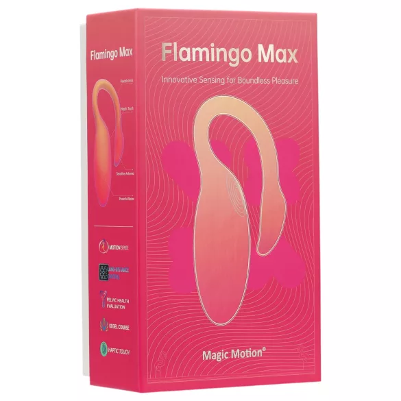 Magic Motion Flamingo Max - вибриращо яйце с приложение - оранжев