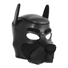   Ida Leather - затворена маска за куче (черна)